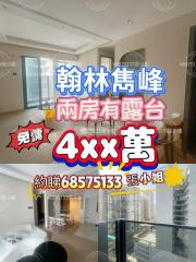 翰林.雋峰  ​第二座高層‼️免傭‼️有露台👍