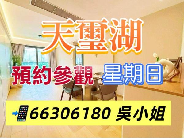 天璽·湖第1座:御璽✨4✨2房2廁➕有露台✅精裝兩房F