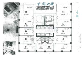 中航大廈中層K+L+M